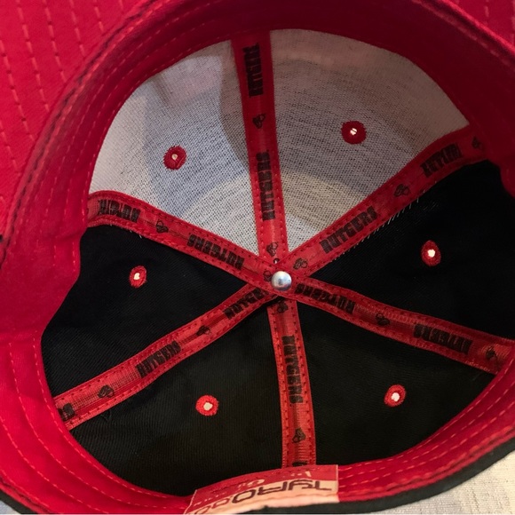 New Era Rutgers University Scarlet Knights New Jersey Collegiate Fitted Cap Hat - Picture 5 of 6